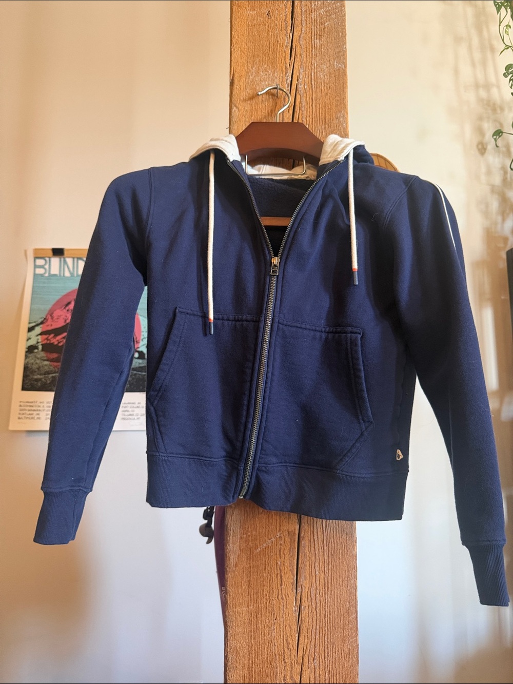 Cotopaxi Navy Blue Zip-Up Hoodie - XS